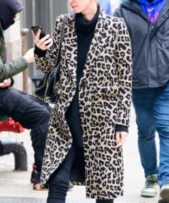 Nicky Hilton Leopard Print Coat - Nicky Hilton Leopard Print Coat - Front View2