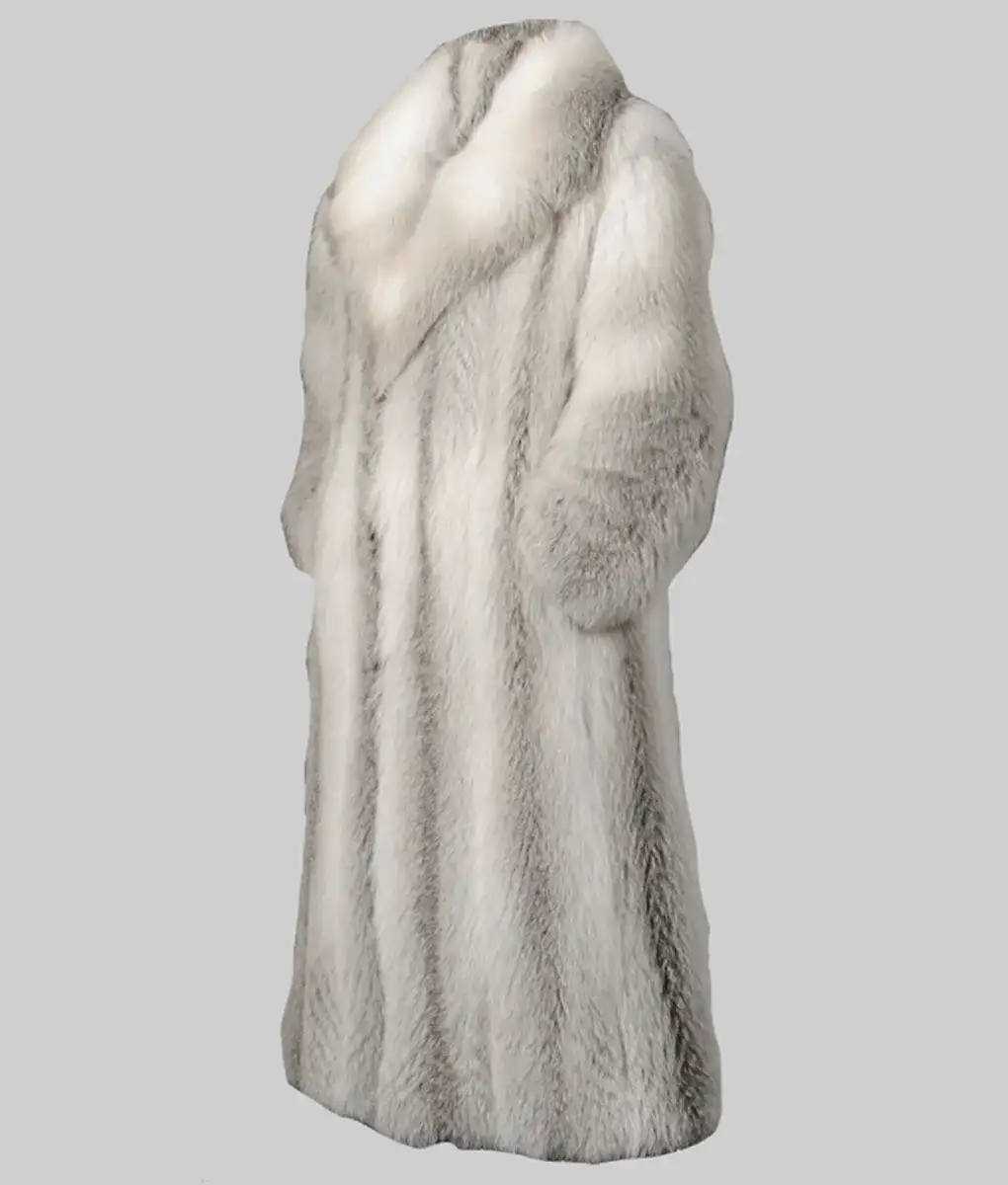 Ryan Gosling White Fur Coat