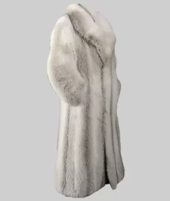Ryan Gosling White Fur Coat