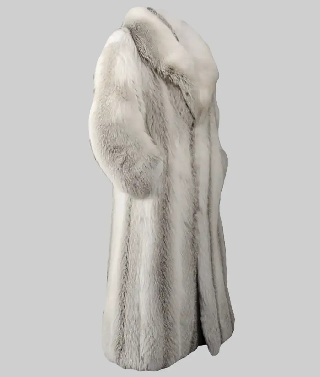 Ryan Gosling White Fur Coat