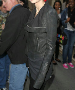 Taylor Swift Rick Owens Leather Jacket - Taylor Swift Rick Owens Leather Jacket - Front View6