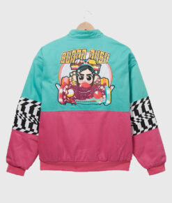 Vanellope Racing Jacket - Vanellope Von Schweetz Racer Jacket - Back VIew