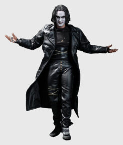 Eric The Crow Trench Coat - Brandon Lee Costume The Crow Trench Coat - Front VIew3