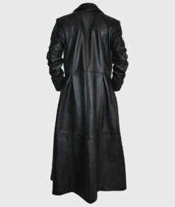 Eric The Crow Trench Coat - Brandon Lee Costume The Crow Trench Coat - Back View