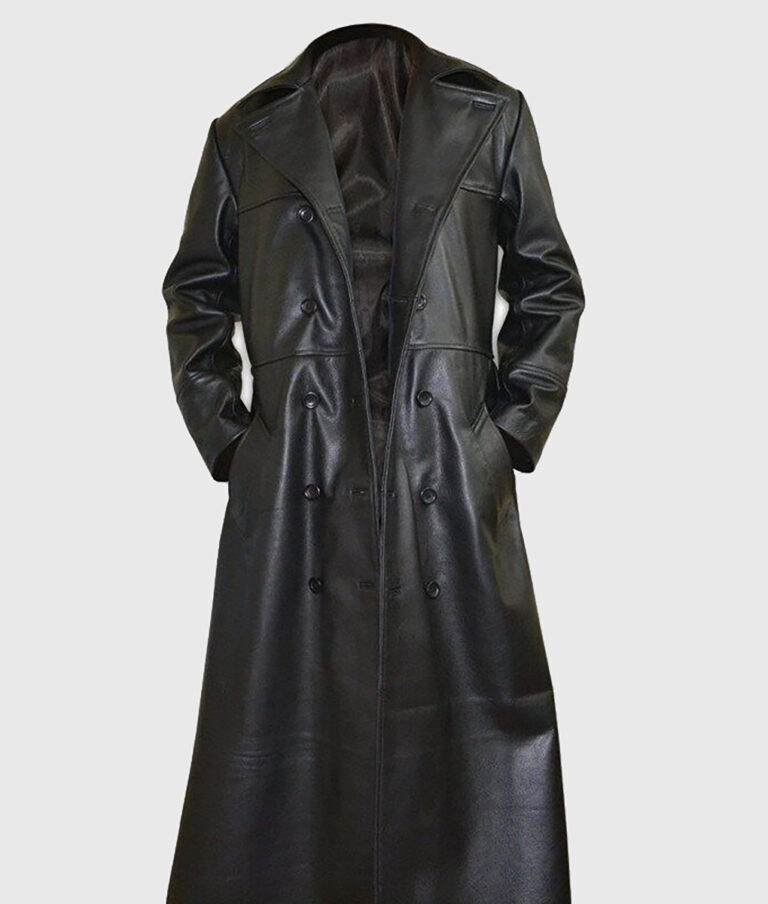 The Crow Eric Draven aka Brandon Lee Black Real Leather Long Coat | NYC ...