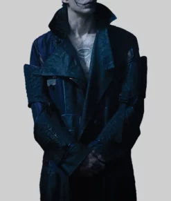 The Crow Eric Black Leather Coat