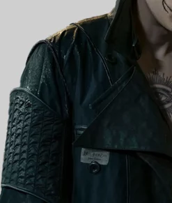 The Crow Eric Black Leather Coat
