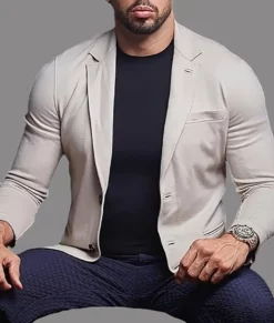 Andrew Tate Top G Beige Blazer
