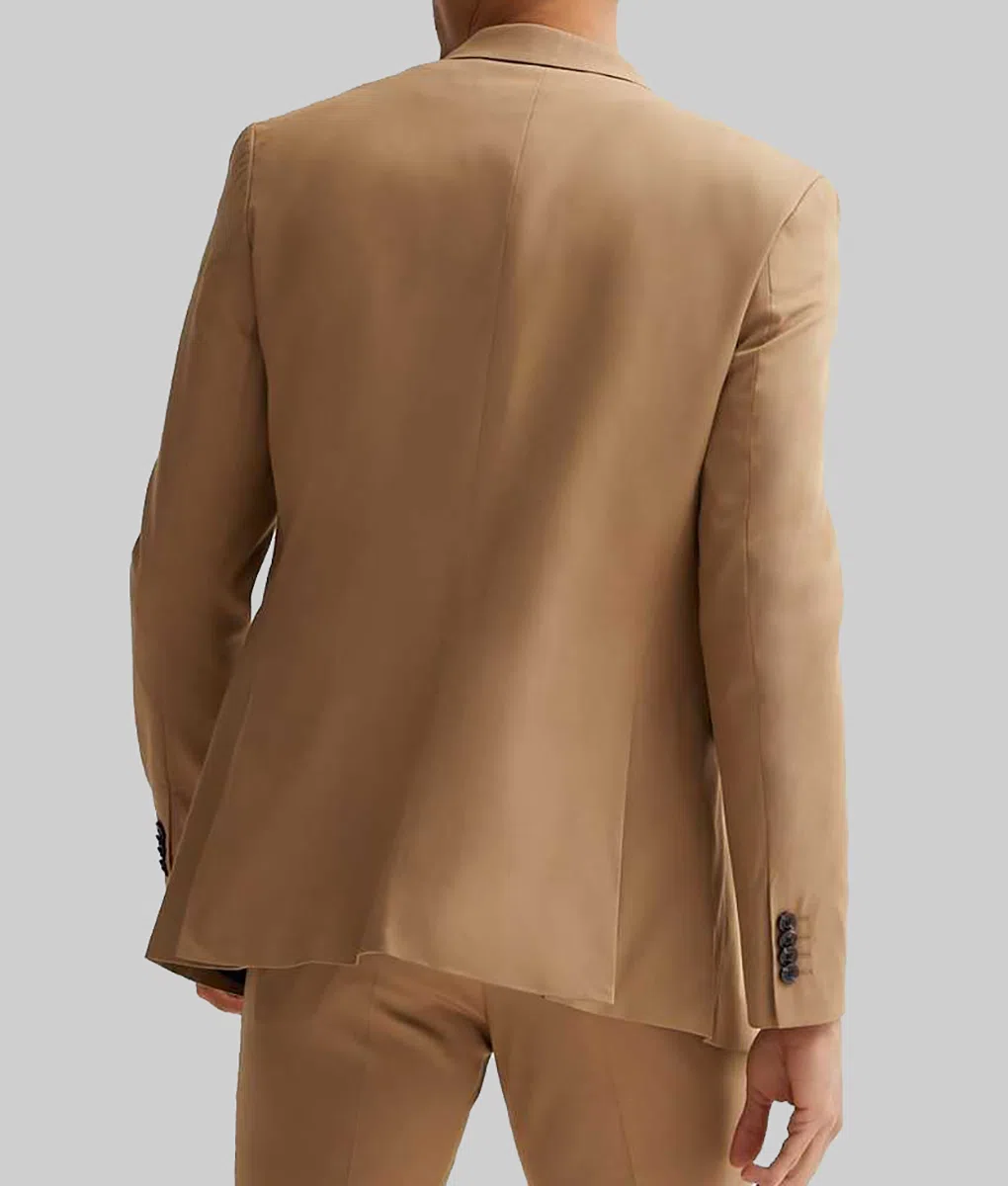 Tristan Tate Brown Blazer - Top G Tristan Tate Brown Blazer - Back View