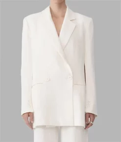 Jennifer Lopez Double Breasted Blazer - Jennifer Lopez Arrives At The Maybourne Beverly Hills Double Breasted Blazer - Front View
