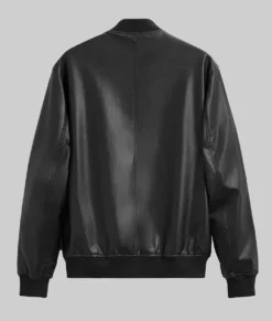 Mike Tyson Black Leather Jacket