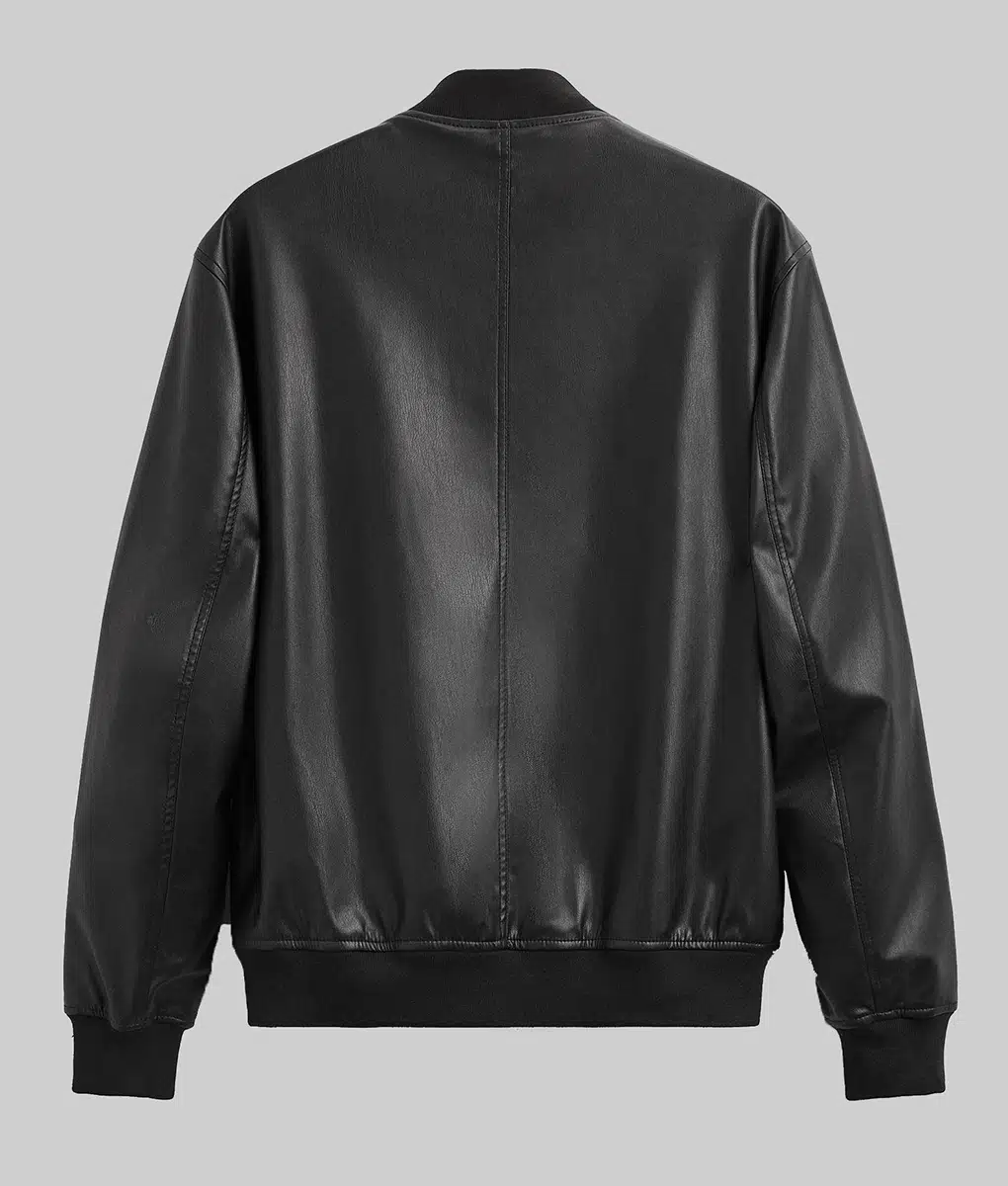 Mike Tyson Black Leather Jacket