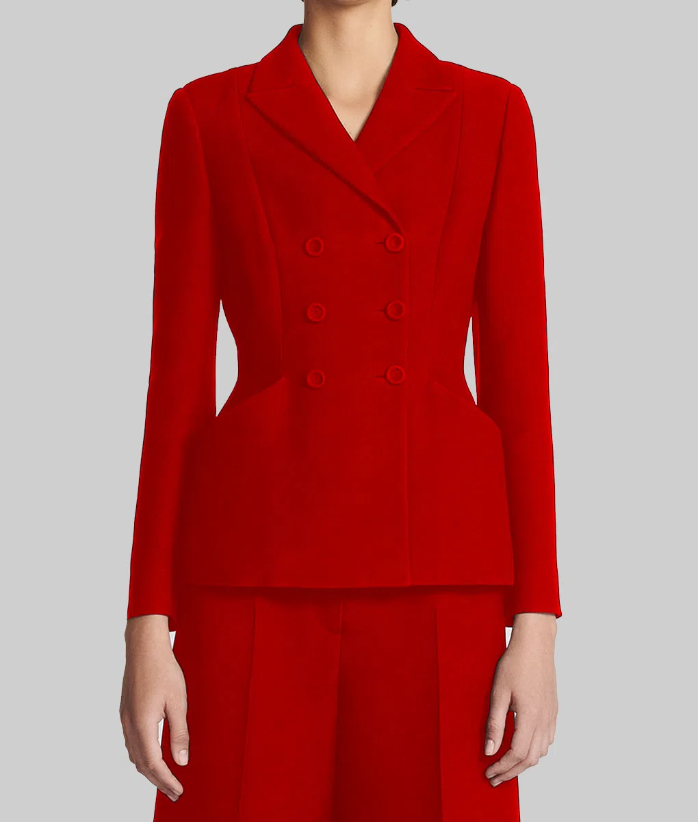 Republican National Convention Melania Trump Red Suit Blazer