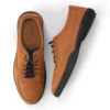 Allen Mens Brown Casual Low Top Suede Sneakers - Mens Brown Casual Low Top Suede Sneakers-5