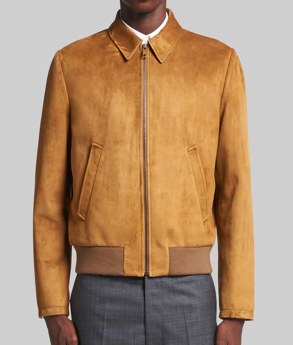 Joseph Quinn Suede Jacket - Comic-Con Joseph Quinn Brown Suede Jacket-2
