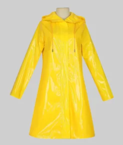 Coraline Yellow PVC Raincoat - Coraline Yellow PVC Raincoat-4