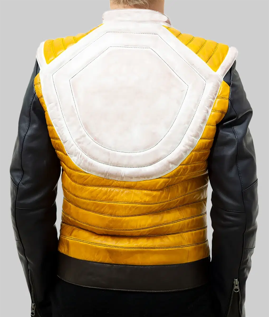 Dragon Ball Z Vegeta Leather Jacket - Dragon Ball Z Vegeta Mens Leather Jacket-5