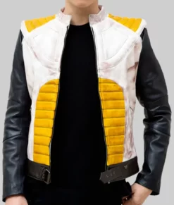 Dragon Ball Z Vegeta Leather Jacket - Dragon Ball Z Vegeta Mens Leather Jacket-2