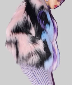 Emily In Paris Lily Collins Fur Coat - Emily in Paris Lily Collins (Emily Cooper) Fur Coat-1