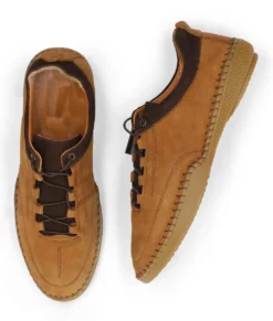 Ivan Mens Casual Brown Suede Sneakers - Mens Casual Brown Suede Sneakers-2