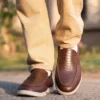 Louis Mens Brown Dress Leather Loafers - Mens Brown Dress Leather Loafers-4