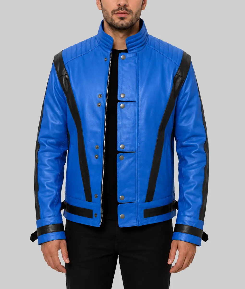 Michael Jackson White Thriller Leather Jacket - NycJacket