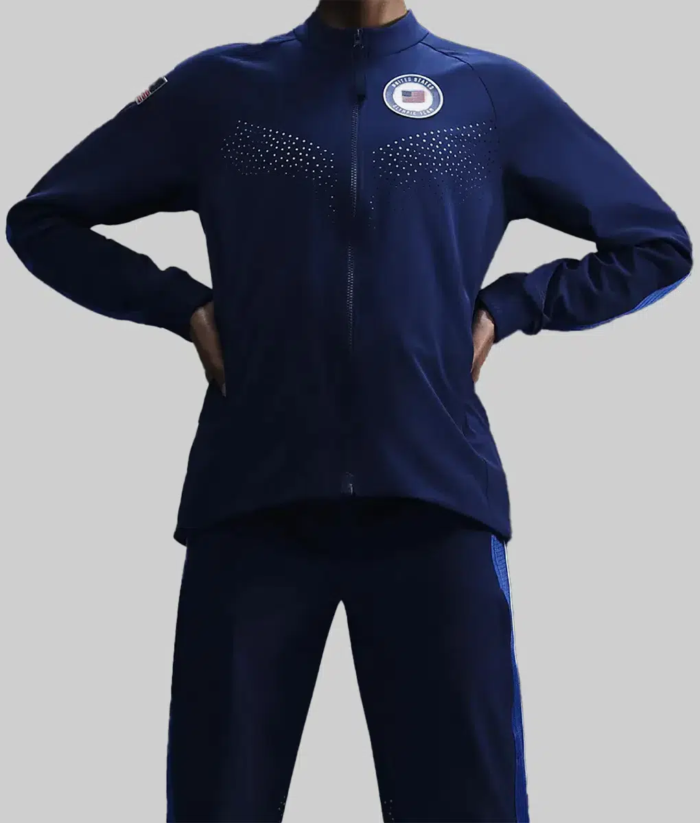 Simone Biles Track Jacket - Simone Biles Blue Track Jacket-4
