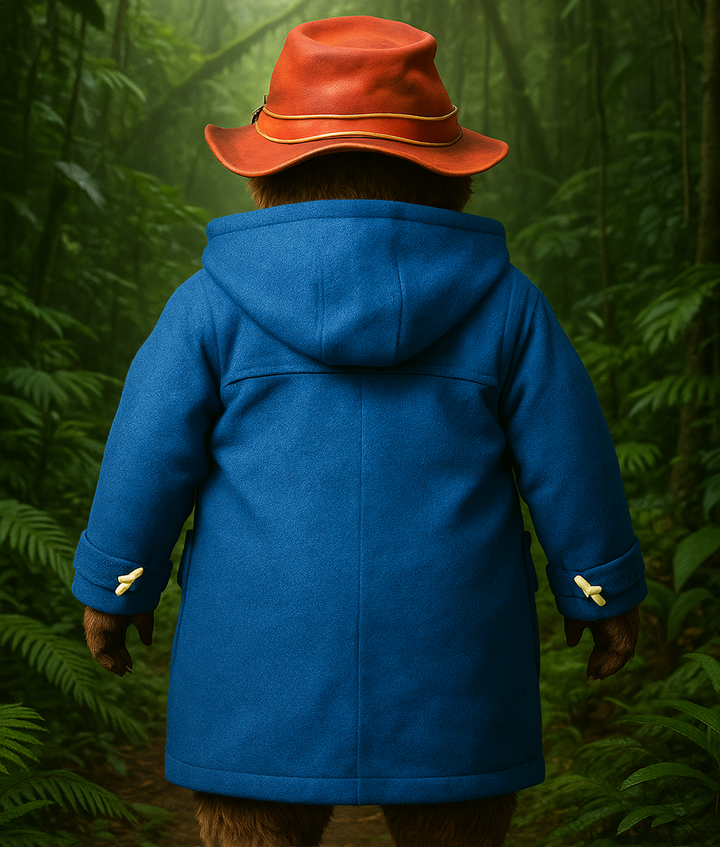 Paddington in Peru Blue Wool Blend Coat | NYC Jackets