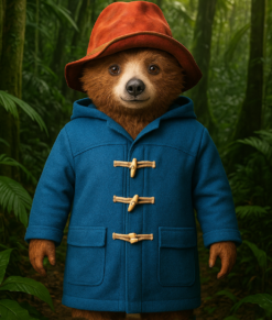 Paddington in Peru Blue Wool Blend Coat | NYC Jackets