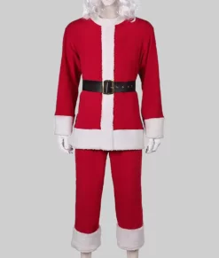 Terrifier 3 Art The Clown Red Santa Outfit - Terrifier 3 David Howard Thornton (Art The Clown) Red Santa Outfit-1