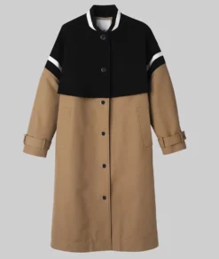 Coco Rocha Beige Trench Coat-Generic