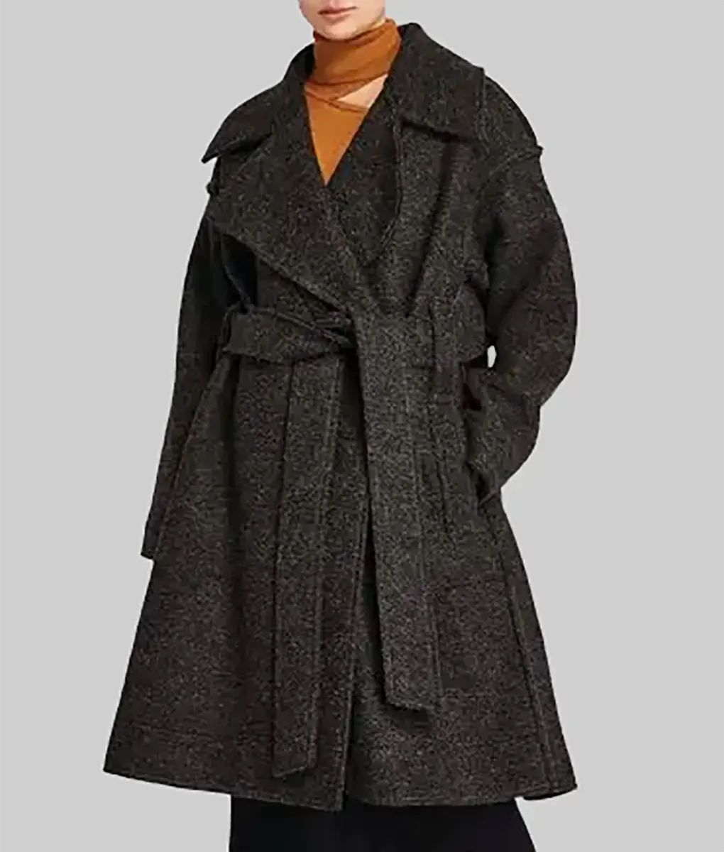 Harry Potter Return to Hogwarts Emma Watson Wool Coat -Side View