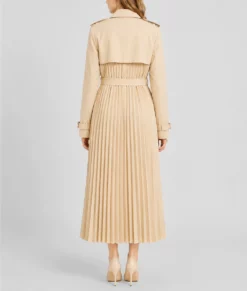 Only Murders in the Building Selena Gomez Trench Coat-Back