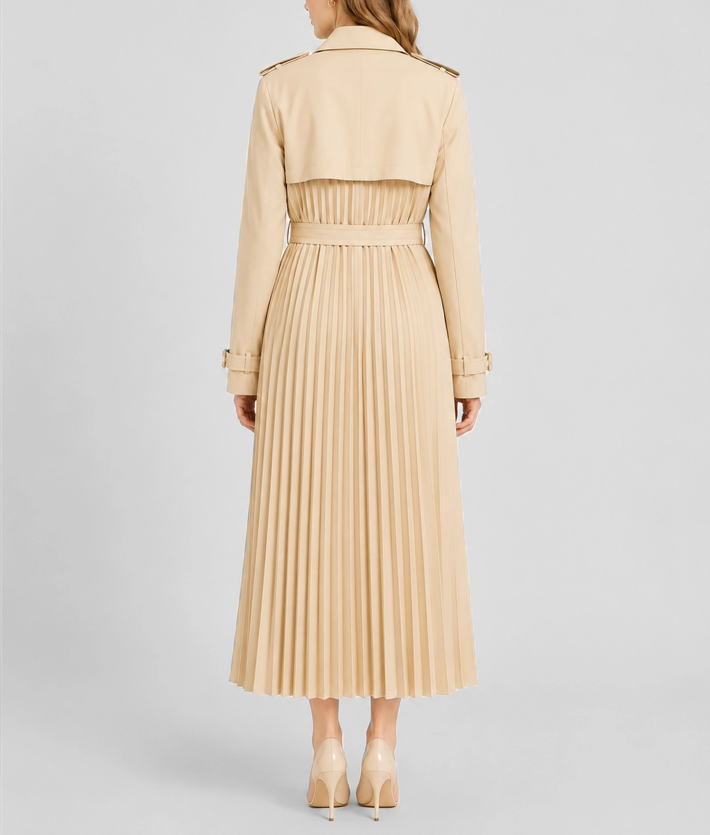 Only Murders in the Building Selena Gomez Trench Coat-Back