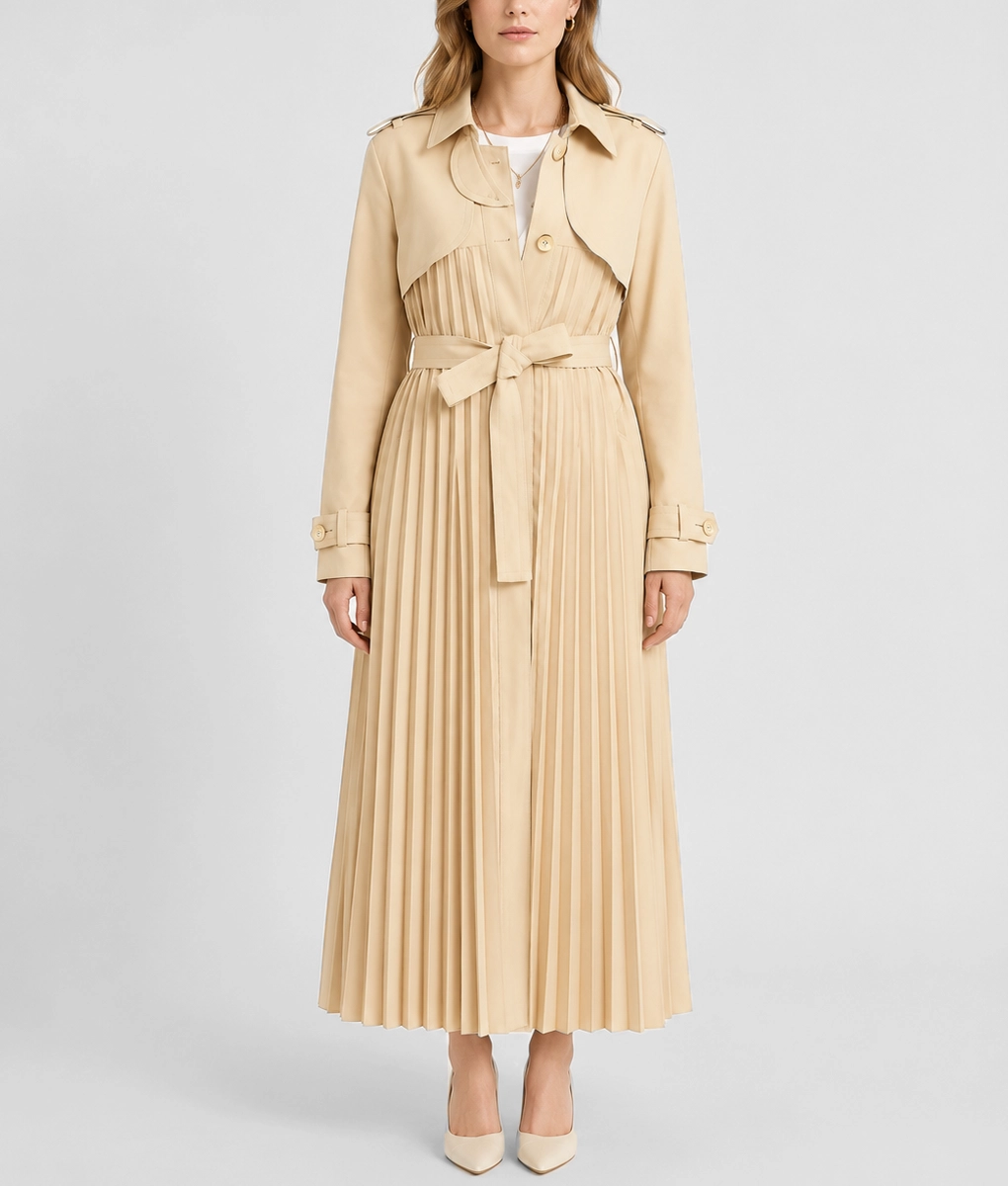 Only Murders in the Building Selena Gomez Trench Coat-Front
