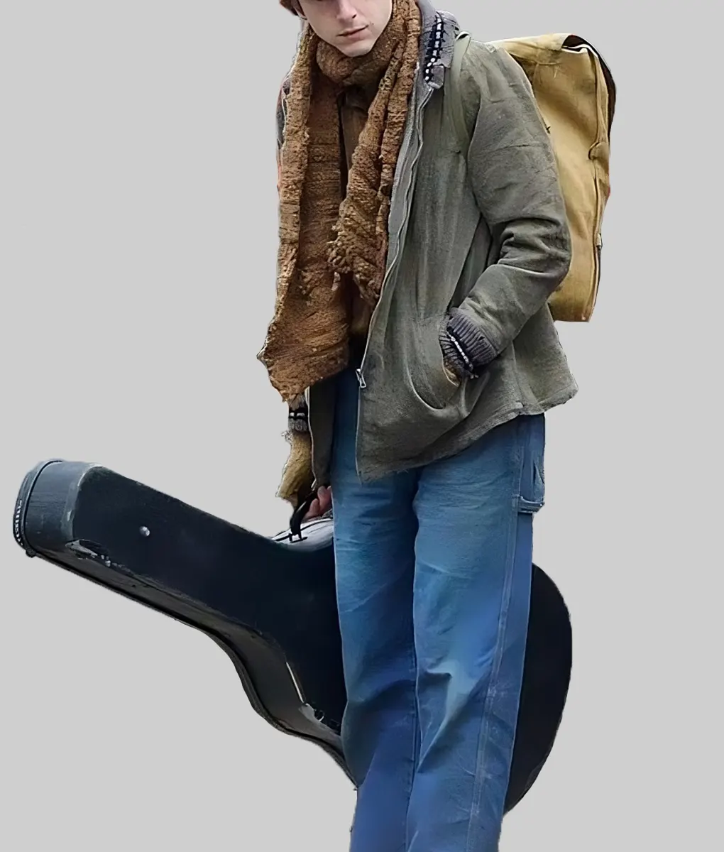 A Complete Unknown Timothee Chalamet Corduroy Jacket-Side View
