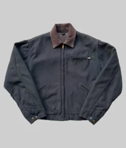 Austin Butler Charcoal Black Cotton Jacket-Generic