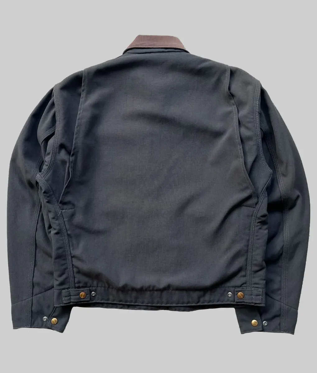 Austin Butler Charcoal Black Cotton Jacket-Generic