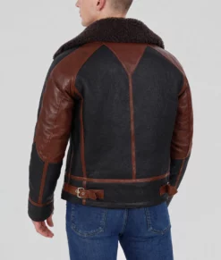 Camp Mens Black B3 Bomber Leather Jacket | NYC Jackets