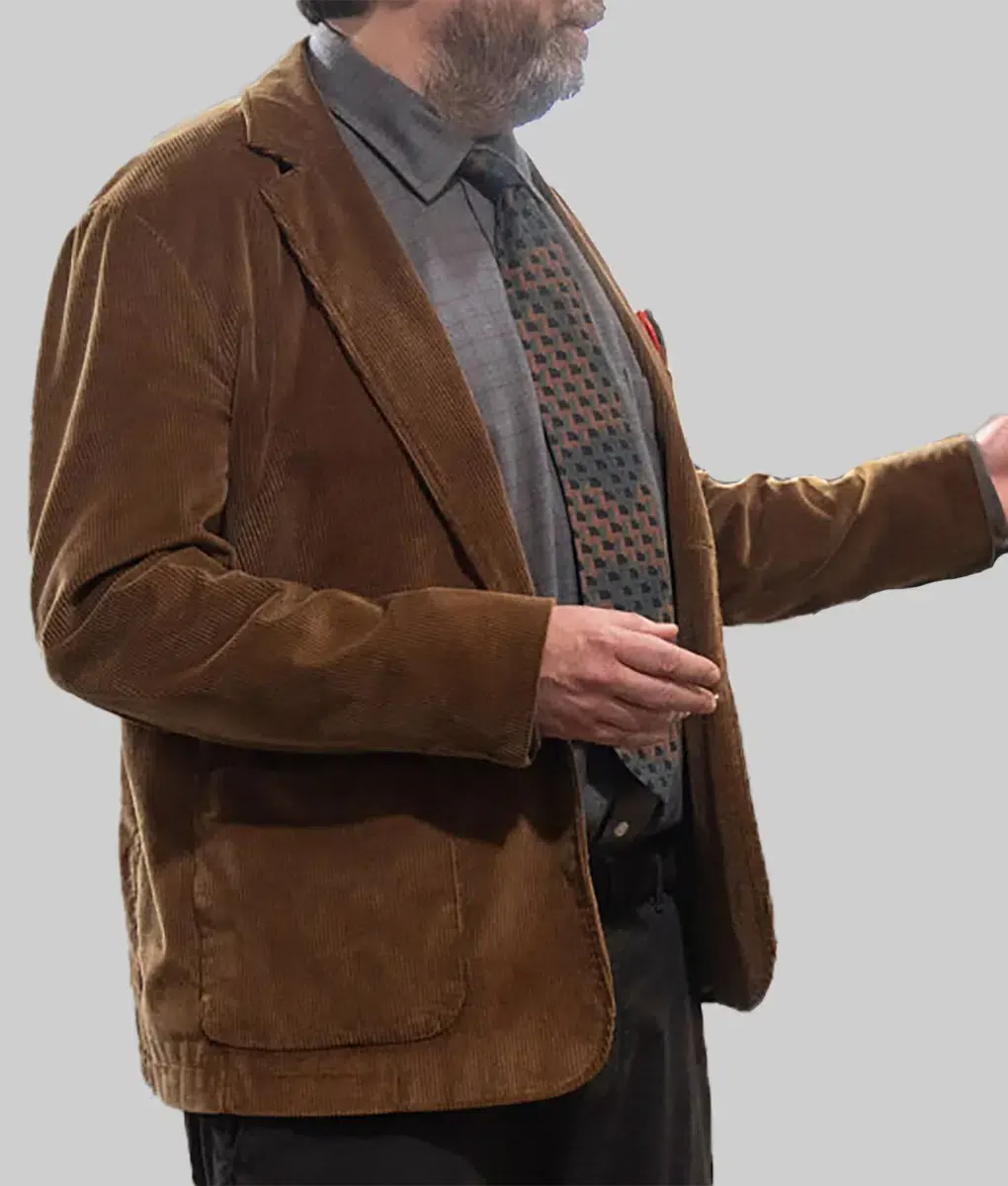 Ludwig David Mitchell Brown Corduroy Blazer-Side View
