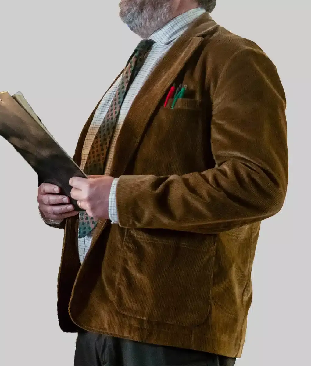 Ludwig David Mitchell Brown Corduroy Blazer-Side View