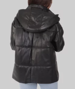Melissa Womens Black Leather Jacket - Womens Black Leather Jacket-4
