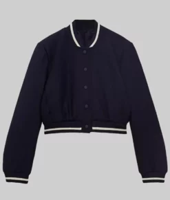 Nobody Wants This Kristen Bell Blue Bomber Jacket-Generic
