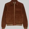 The Day of the Jackal Eddie Redmayne Suede Jacket-Generic
