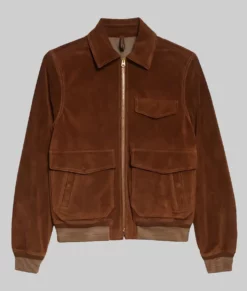 The Day of the Jackal Eddie Redmayne Suede Jacket-Generic