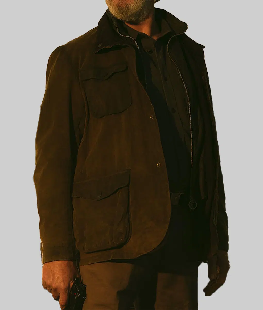 The Old Man Jeff Bridges (Dan Chase) Brown Cotton Jacket NYC Jackets