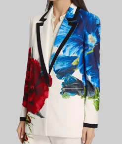 Elsbeth Carrie Preston Floral Blazer-Side View