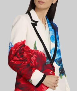 Elsbeth Carrie Preston Floral Blazer-Side View