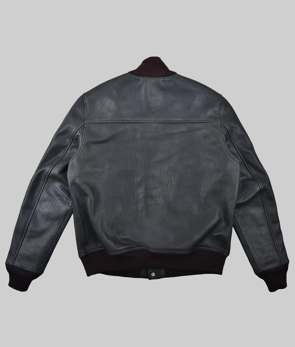 Juniper Women's Brown A-1 Bomber Leather Jacket - Women's Brown A-1 Bomber Leather Jacket-1