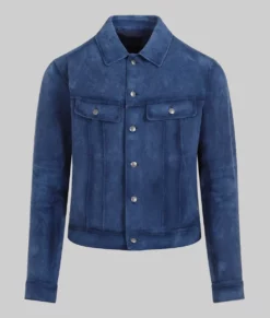 Red One Photocall Chris Evans Suede Jacket-Generic